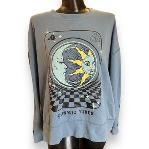 Rebellious One Blue Cosmic Vibes Shirt